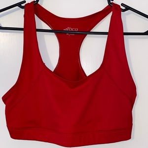 Red bcg Sports Bra